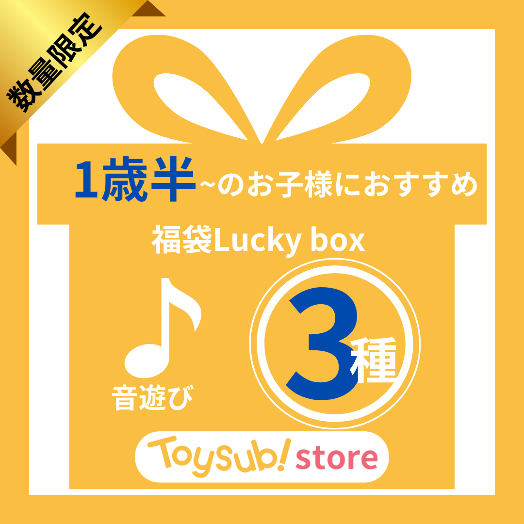 ✨福袋✨【数量限定！】1歳半から楽しめる音あそびが好きなお子様におすすめのLucky box【お楽しみ3種】