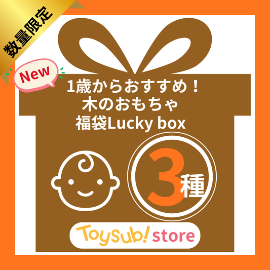 ✨福袋✨【数量限定！】1歳代～おすすめのLucky box【木のおもちゃ_お楽しみ3種】