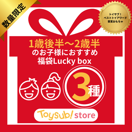 ✨福袋✨【数量限定！】トイサブ！ベストトイアワード受賞おもちゃ♪1歳～2歳のお子様におすすめのLucky box【お楽しみ3種】