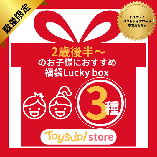✨福袋✨【数量限定！】トイサブ！ベストトイアワード受賞おもちゃ♪2歳ごろからのお子様におすすめのLucky box【お楽しみ3種】