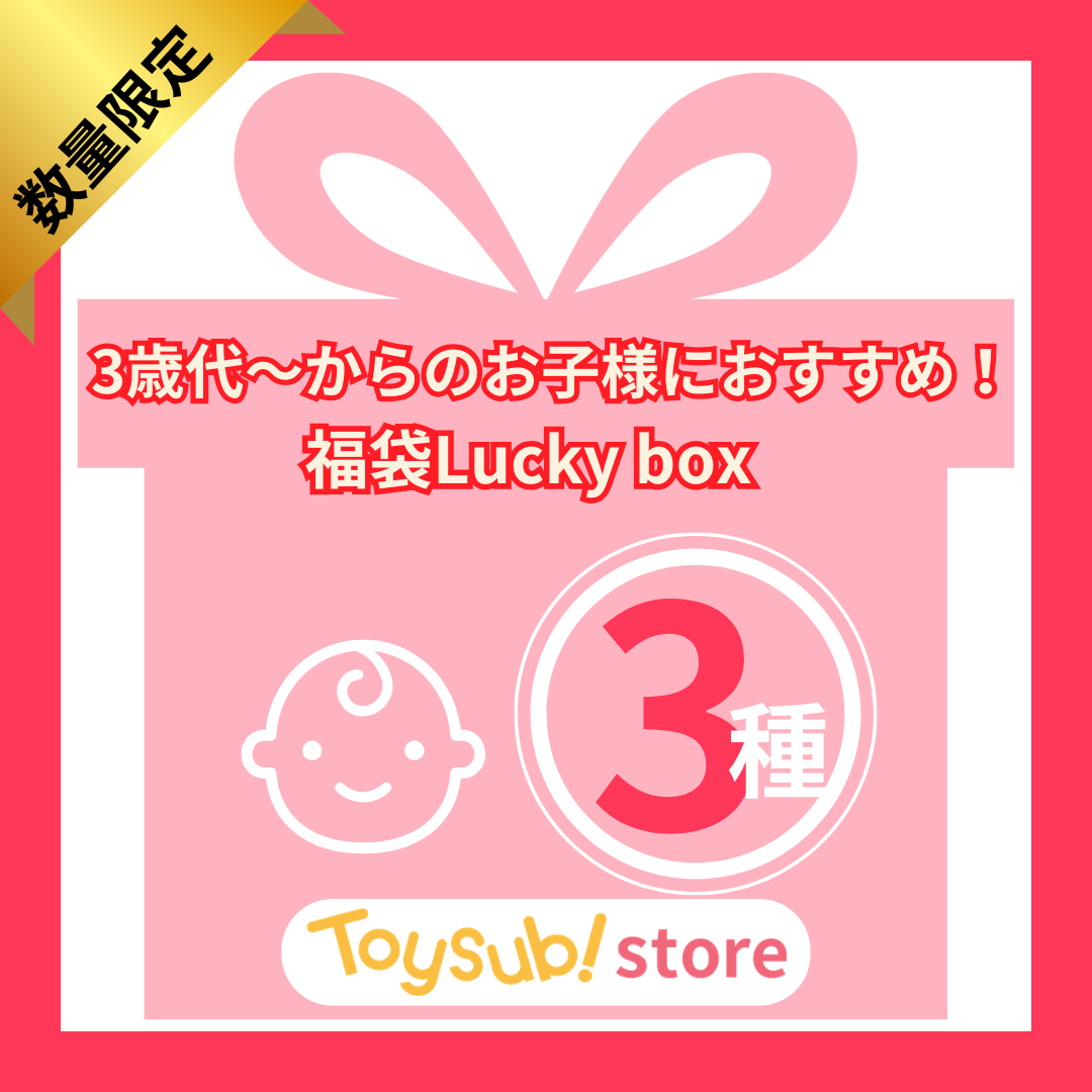 ✨福袋✨【数量限定！】3歳代～おすすめのおもちゃLucky boxM【お楽しみ3種】